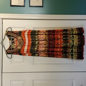 Haani Dress, Size 2X, "Tribal" Design